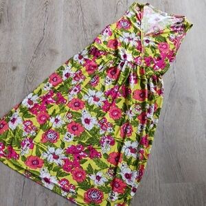 Floral Sleeveless Dress Size Medium